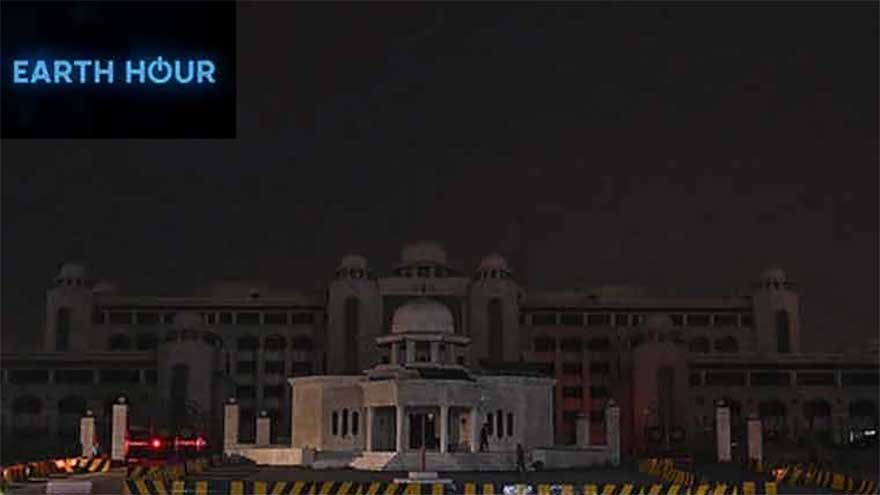 Earth Hour observed countrywide with lights switched off at key locations