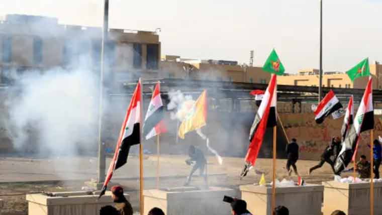 موصل میں امریکی اور اسرائیلی حملے میں 2 پولیس اہلکار جاں بحق