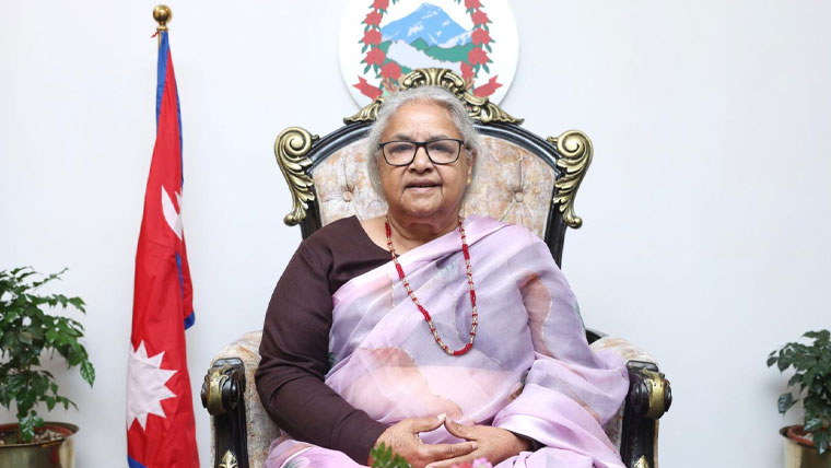 نیپال کی پہلی خاتون وزیراعظم اطمینان کے ساتھ رخصت