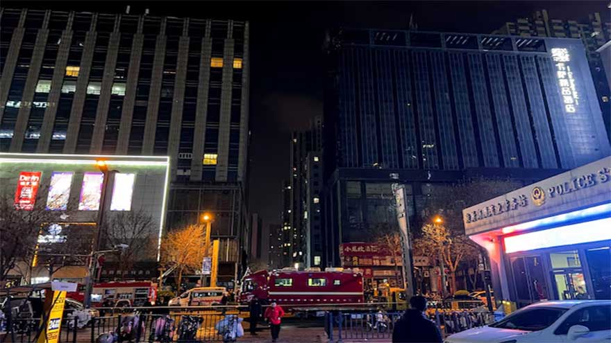 Three dead in building fire in China's Shanxi, Xinhua reports