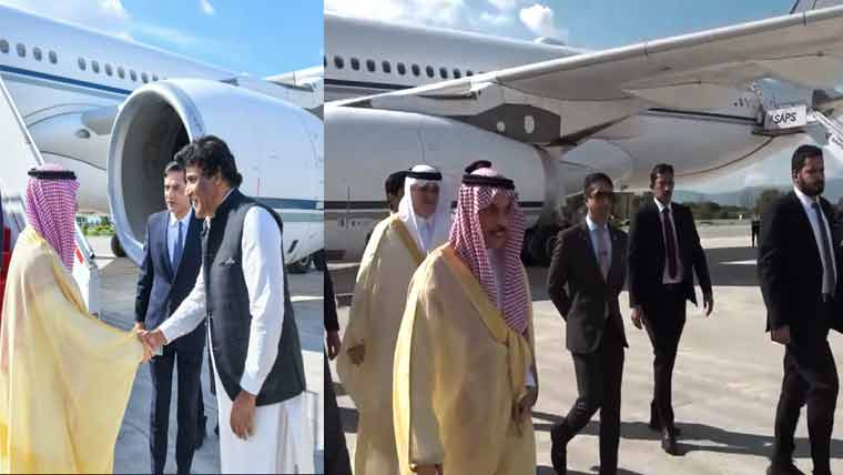 سعودی وزیر خارجہ شہزادہ فیصل بن فرحان بن عبد اللہ سرکاری دورے پر پاکستان پہنچ گئے