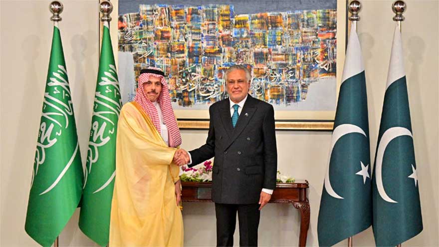 Ishaq Dar, Saudi FM discuss evolving regional developments
