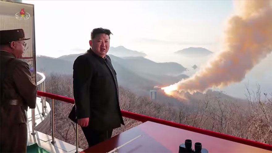 North Korea's Kim oversees test of high-thrust engine: state media
