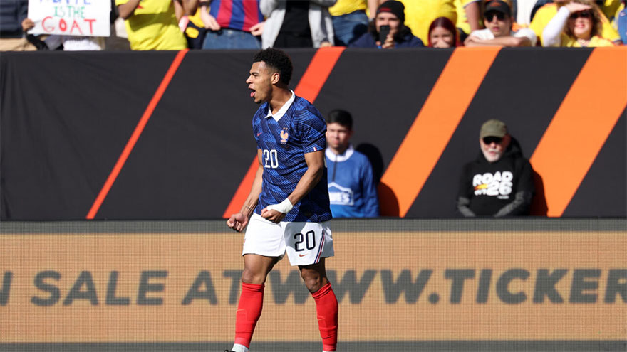 Doue brace leads France past Colombia in friendly