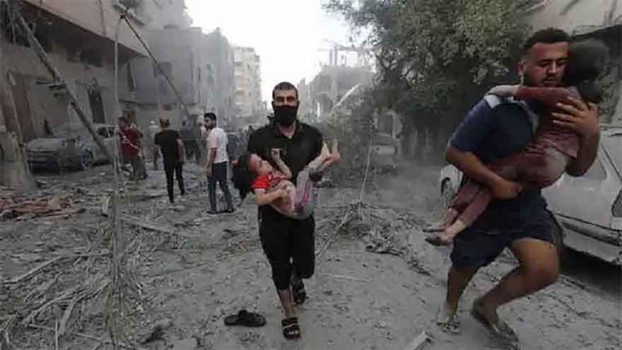 Israeli strikes kill five in Gaza Strip, medics say