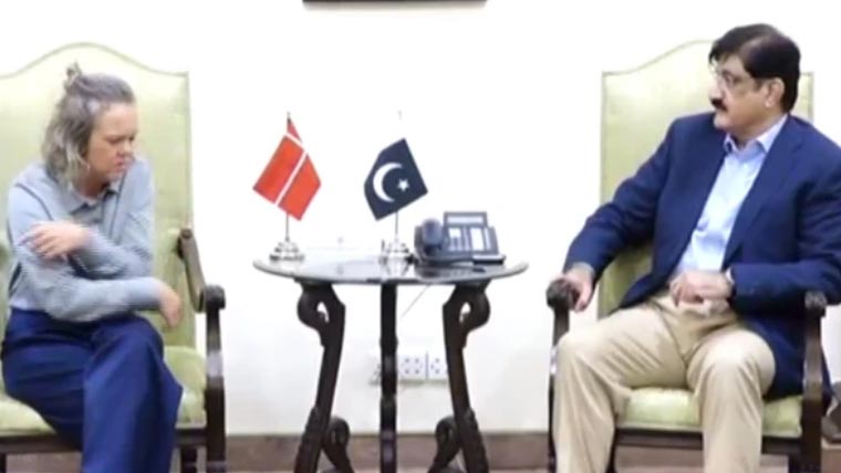 وزیراعلیٰٓ سندھ سے ڈنمارک کی سفیر کی ملاقات، دوطرفہ تعلقات کے فروغ پر تبادلہ خیال