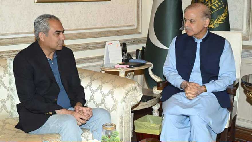 PM Shehbaz meets Interior Minister Mohsin Naqvi on security