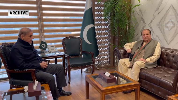 وزیراعظم کی صدر ن لیگ نوازشریف سے ملاقات، معاشی صورتحال پر تبادلہ خیال