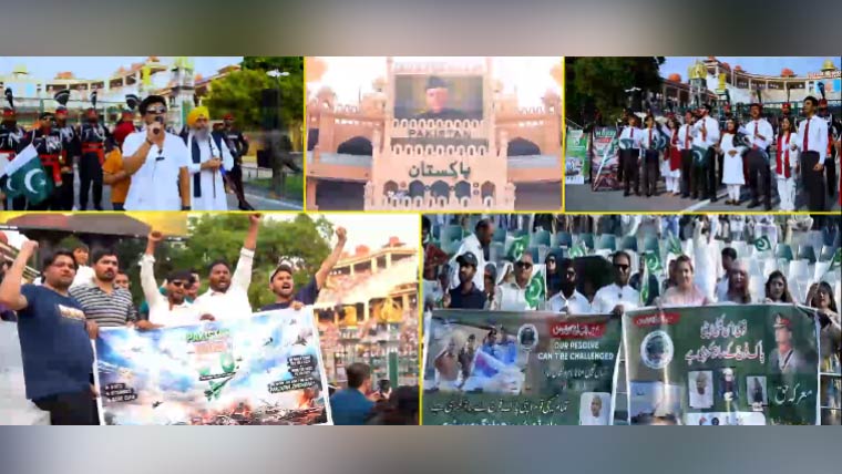 واہگہ بارڈر پر معرکہ حق کی مناسبت سے شاندار پریڈ اور پروقار تقریب