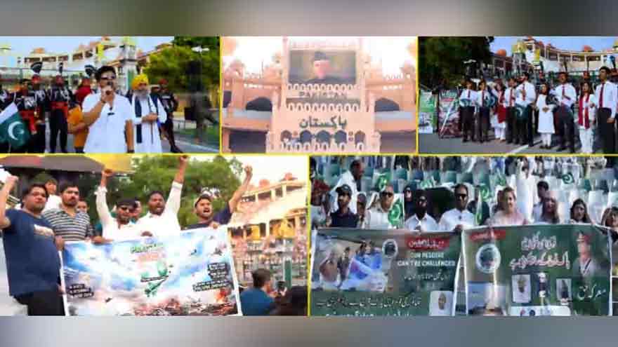 Impressive ceremony held at Wagah border to commemorate 'Marka-e-Haq'