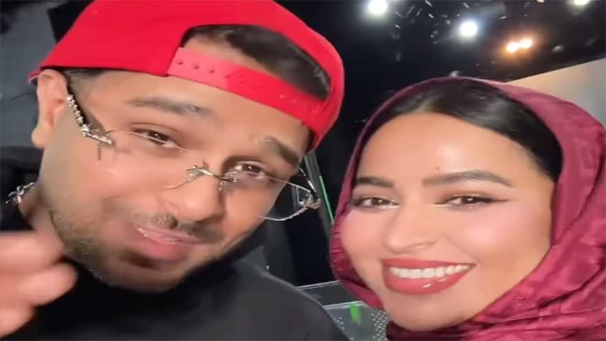 Asim Azhar encounters model in LA 10 years after they collaborated for a song