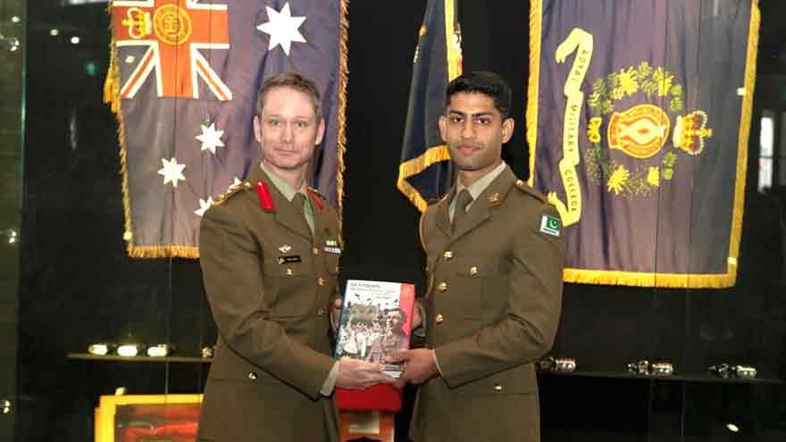Pakistan Army cadet honoured at RMC Duntroon in Australia