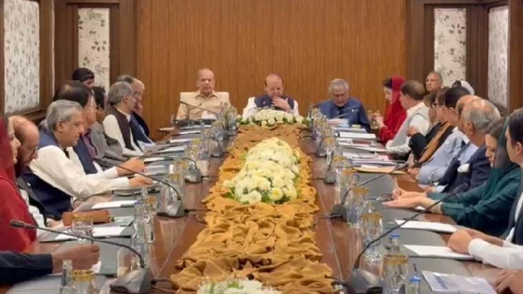 نواز شریف کی زیر صدارت ن لیگ کے پارلیمانی بورڈ کا اجلاس، وزیر اعظم کی شرکت