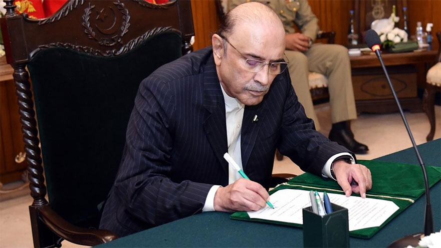 President approves service rules, audit reports