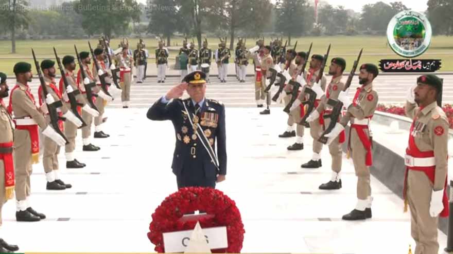 Marka-e-Haq anniversary ceremony underway at GHQ
