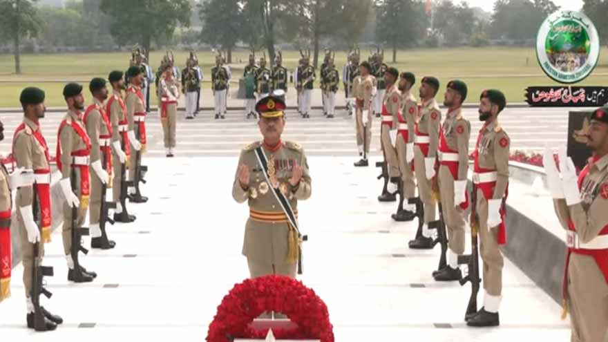 Marka-e-Haq anniversary ceremony underway at GHQ