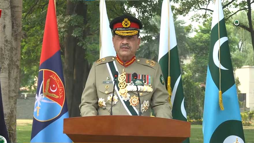 Marka-e-Haq anniversary ceremony underway at GHQ
