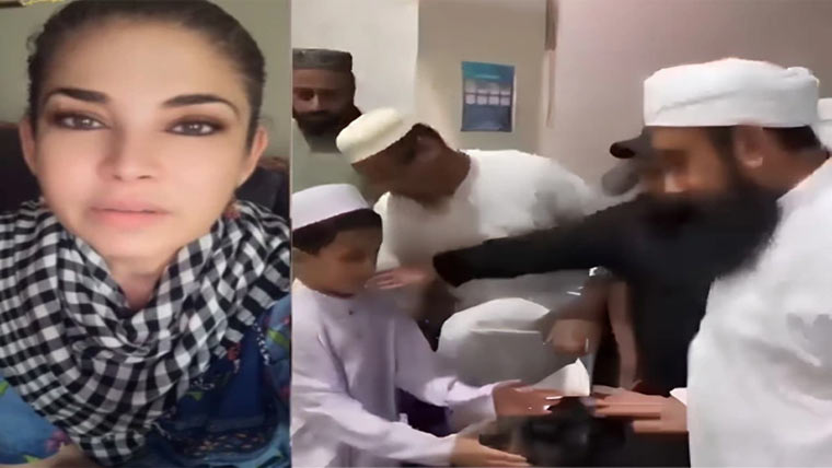 مہک ملک پر شفقت اور بچے سے ہاتھ نہ ملانا؟ مشی خان کا سخت رددِعمل