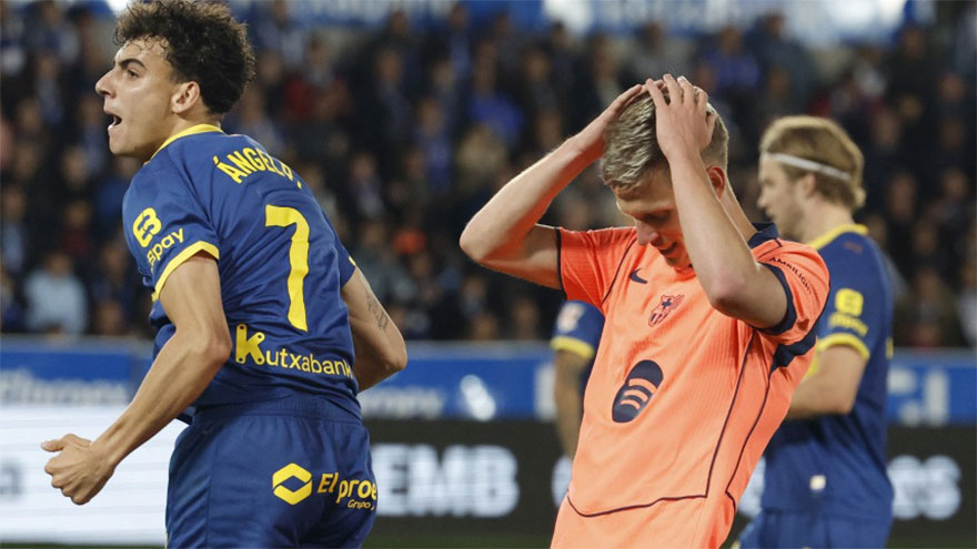 Alaves end champions Barca's bid for 100-point record