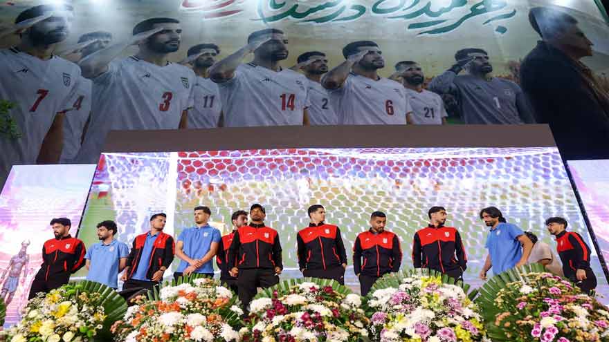 Iran hold World Cup departure rally despite continuing concerns