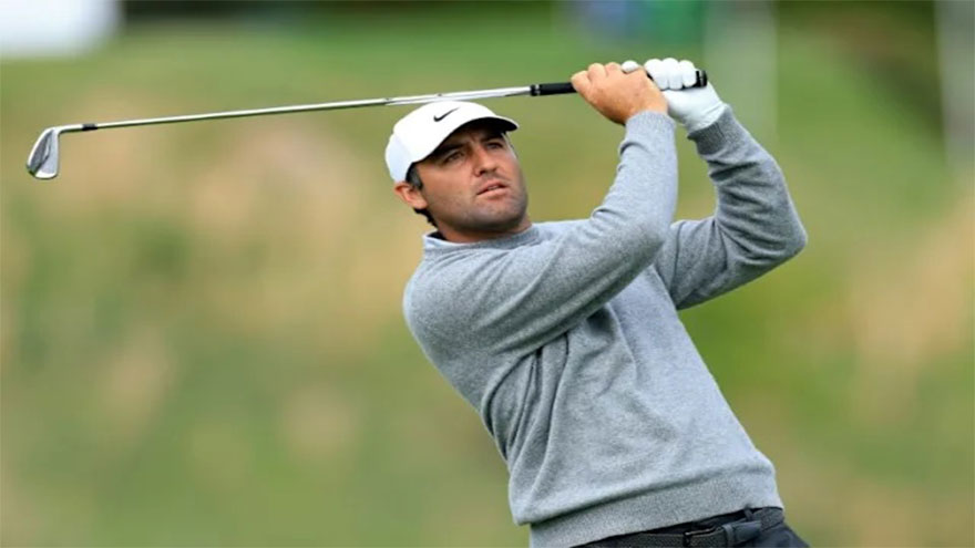 No.1 Scheffler among seven to share first-round PGA lead