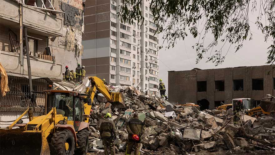 Ukraine vows more strikes on Russia after attack on Kyiv kills 24
