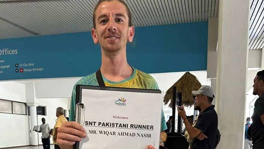 Pakistani runner Waqar Ahmad wins Seychelles Trail Run