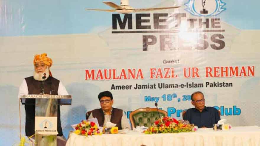 Fazl announces countrywide protest from May 22 against inflation