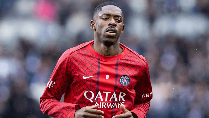 PSG's Dembele has treatment for leg issue before Champions League final
