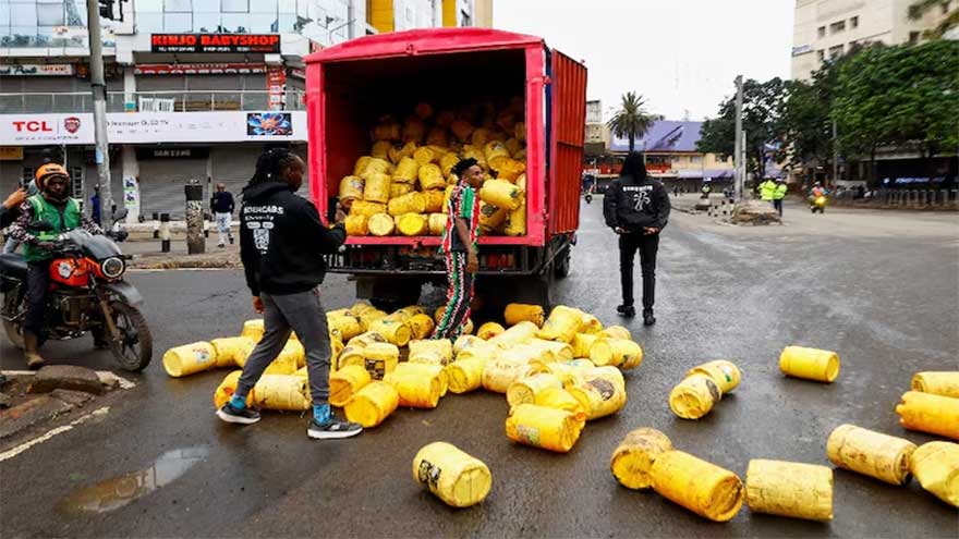 Four killed in protests over Kenya fuel price hikes as strike strands commuters