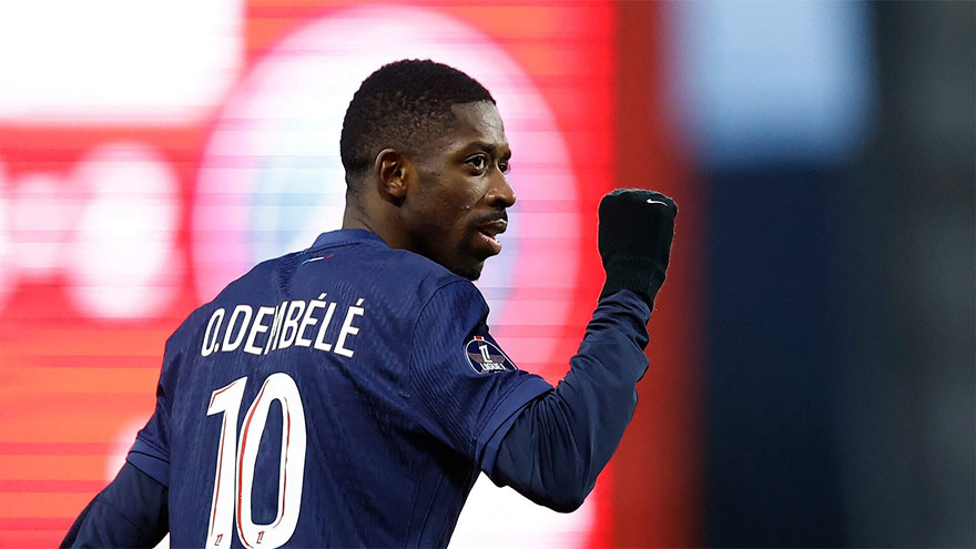 Dembele sets example for PSG with defensive intensity before Arsenal clash