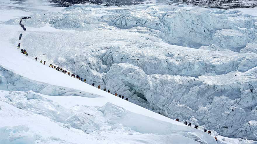 Record 274 climbers scale Mount Everest in a single day from Nepali side