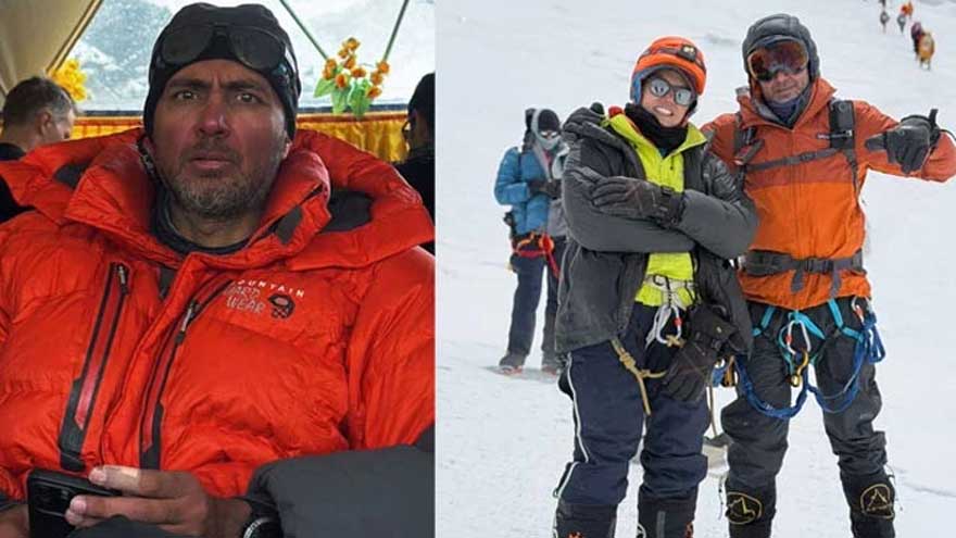 Pakistani mountaineer Salman Atiq scales Mount Everest