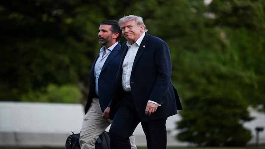 Trump says he will not attend son Donald Trump Jr.'s wedding