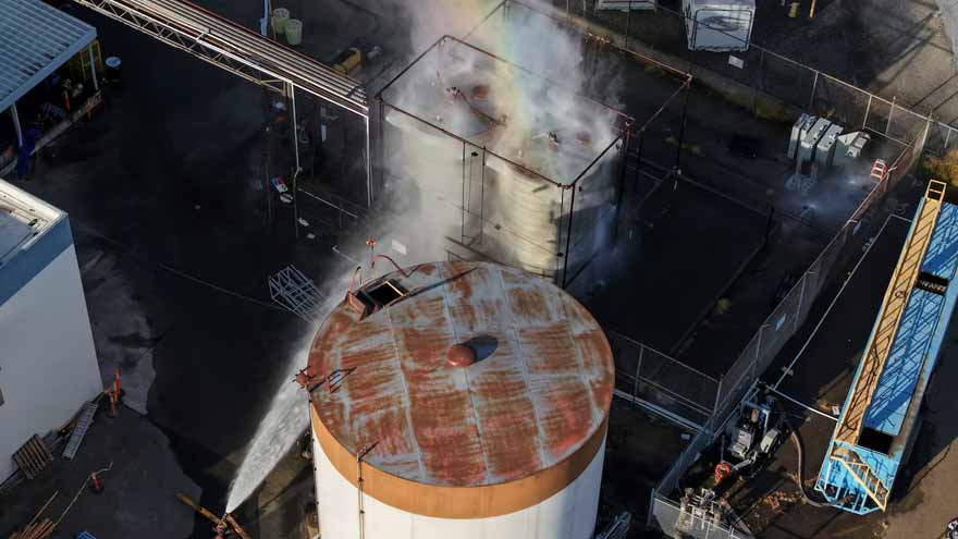One dead, 36 injured in explosion at New York dry dock