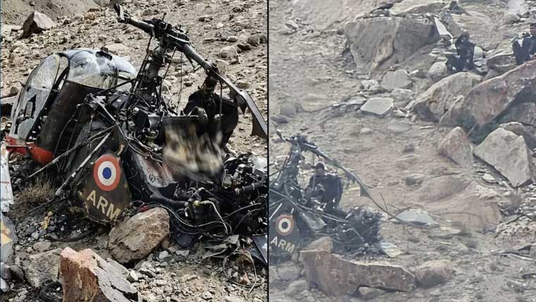 لداخ میں ہیلی کاپٹر حادثہ، بھارتی ایوی ایشن پر سنگین سوالات اٹھنے لگے