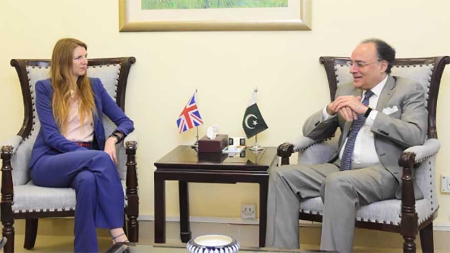 Finance minister, British HC discuss economic cooperation
