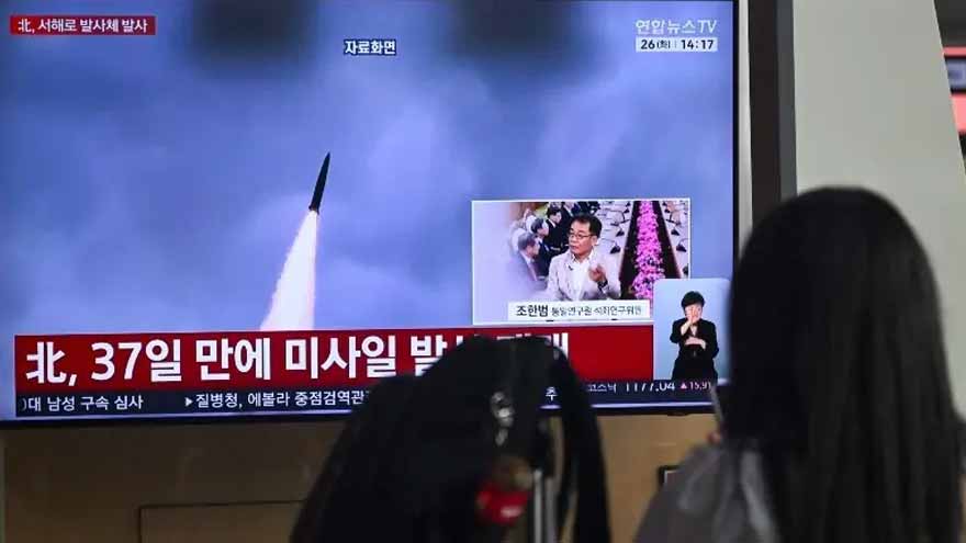 North Korea fired projectiles, including short-range ballistic missile, Seoul says