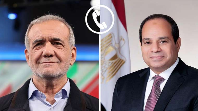 مصری صدر کا ایرانی ہم منصب سے رابطہ، مذاکراتی عمل کی حمایت کا اعادہ