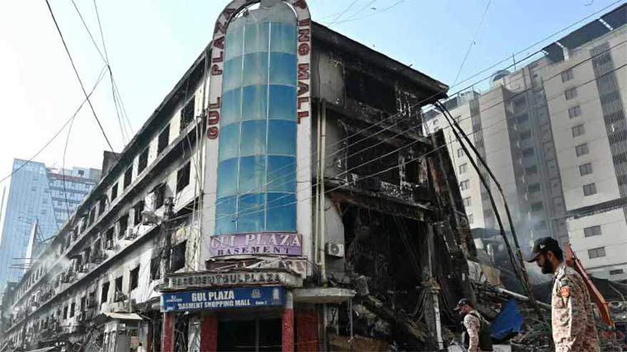 MQM-P demands to make public inquiry report into Gul Plaza tragedy