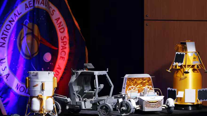 NASA picks Blue Origin, other space firms for moon missions