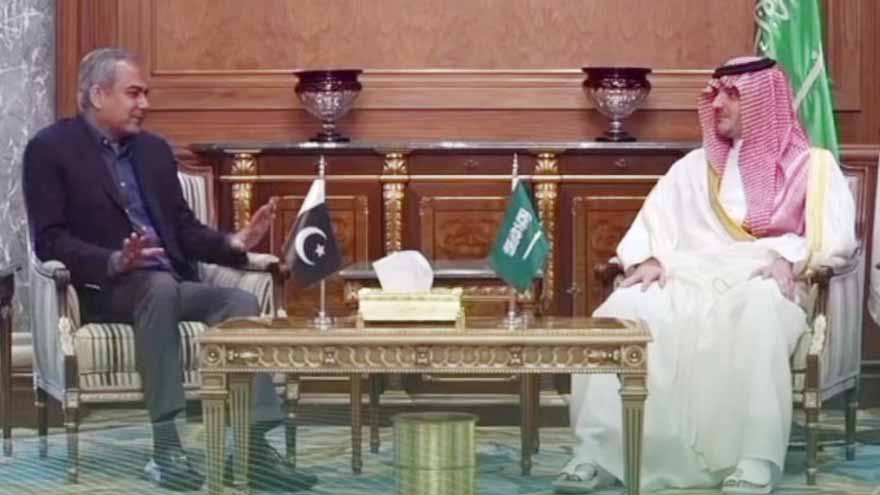 Mohsin Naqvi meets Saudi counterpart, discusses security cooperation
