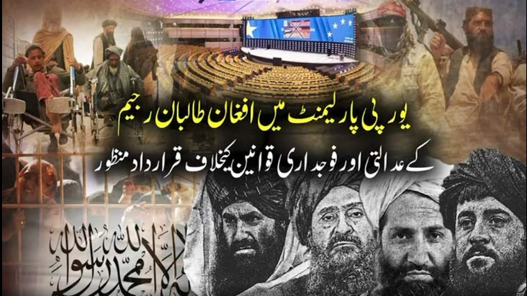 افغان طالبان رجیم کوعالمی سطح پرشدید سبکی، یورپی پارلیمنٹ میں جرائم بےنقاب