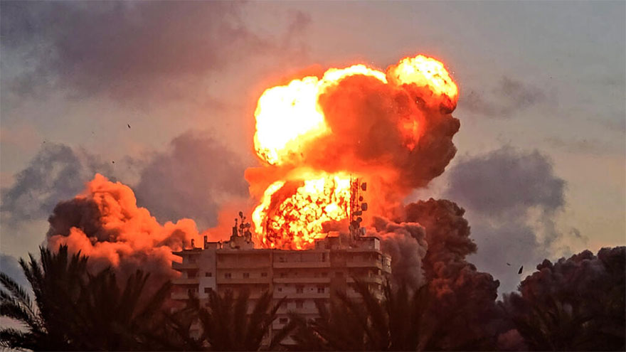 Israeli strike near Beirut as Lebanon says raids kill 14