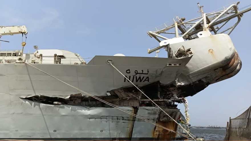 Two cargo ships collide at Karachi port