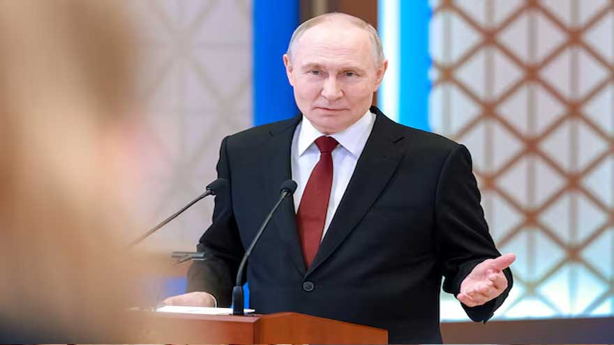 Putin says Russia has the means to destroy anyone who attacks its Baltic exclave of Kaliningrad