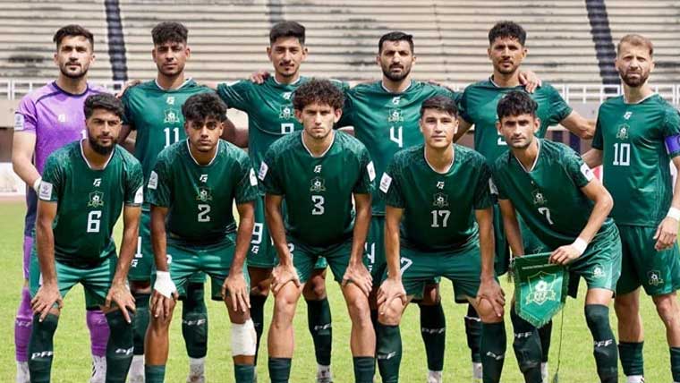 مالدیپ میں ہونیوالے 4 ملکی ٹورنامنٹ کیلئے پاکستان فٹبال ٹیم کا اعلان