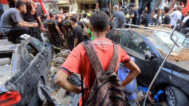 لبنان میں اسرائیلی ڈرون حملے۔ گولہ باری، باپ بیٹے سمیت 3 افراد شہید