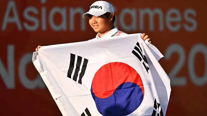 South Korean golfer Kim wins Asian Games gold and military exemption
