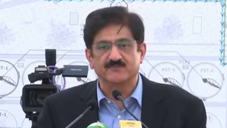 کراچی کے لیے اضافی پانی کی فراہمی جلد شروع ہوجائے گی مراد علی شاہ